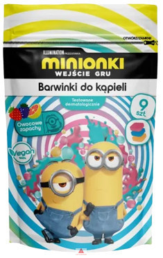 Minions vízszínező tabletta 9 db-os