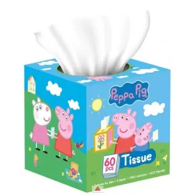Peppa Malac dobozos papírzsebkendő 3 rétegű 56 db-os
