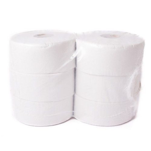 Nagytekercses toalettpapír 2 rétegű 23 cm, recyy. 6 tek/cs