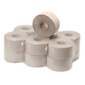   Nagytekercses toalettpapír 1 rétegű 19 cm, natúr, 12 tek/cs