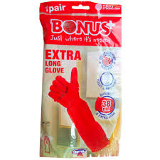Bonus Extra hosszú gumikesztyű 38 cm,  L   B067