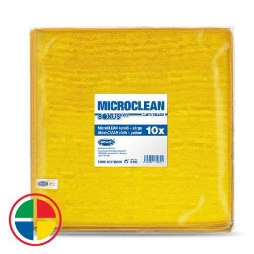 BonusPRO MicroCLEAN kendő sárga 10/1 HoReCa - HACCP  B302