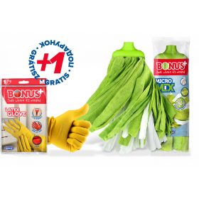 Bonus+ MicroMIX felmosófej+ajándék latex kesztyű  B532A