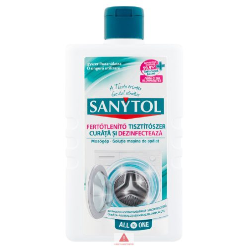 Sanytol fertőtlenítő mosógép tisztító 250ml