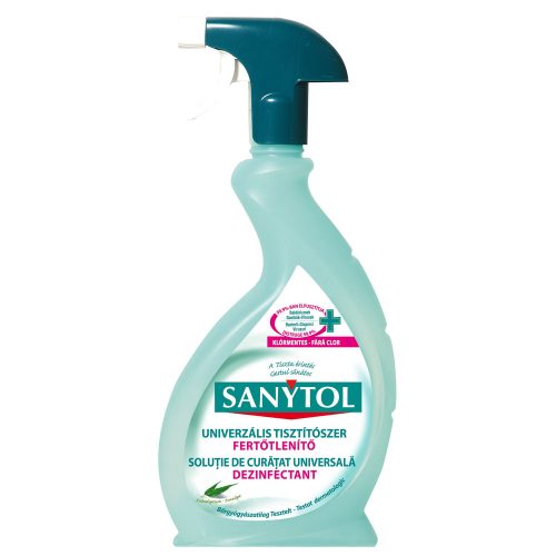 Sanytol fertőtlenítő univerzális spray 500ml Minden felületre Eukal.