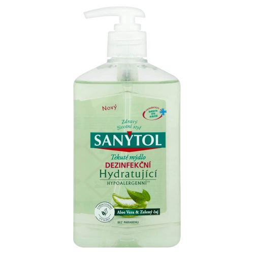 Sanytol Folyékony szappan antibakt. pumpás 250ml Hidratáló (Aloe)