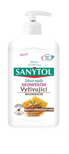 Sanytol Folyékony szappan antibakt. pumpás 250ml Tápláló (Mandula)