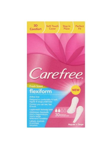 Carefree tisztasági betét 30db-os Flexiform Fresh