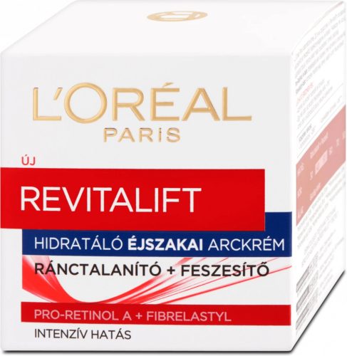 Loreal Revitalift Hidratáló Éjszakai Krém 50ml 40+ Ránctalanítás+Feszesítés