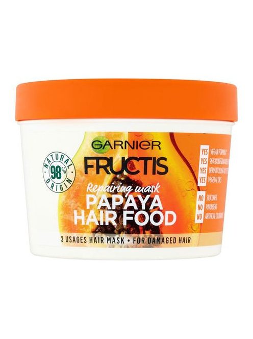 Fructis Hair Food Hajpakolás 390ml Papaya