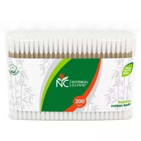 Clinic Fültisztító Bambusz 200db-os vissz.zár.tasakos