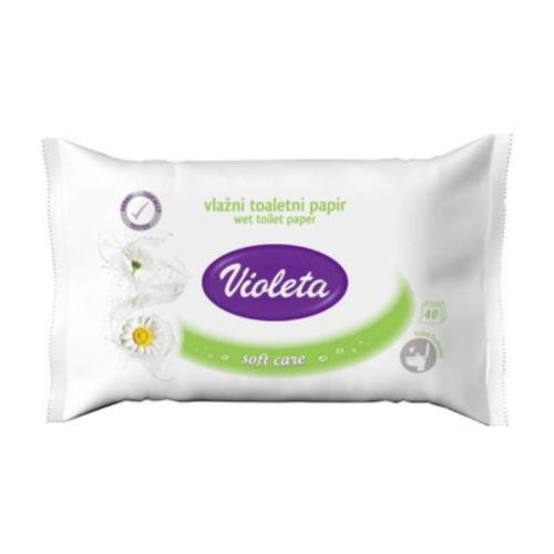 Violeta Nedves Toalett Papír 40db-os Kamilla