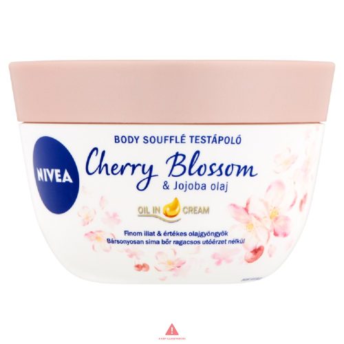 Nivea testápoló 200ml Soufflé Cseresznyevirág & Jojoba