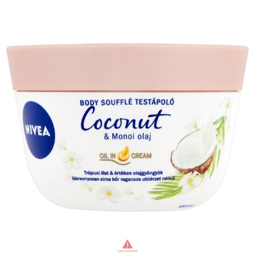 Nivea testápoló 200ml Soufflé Kókusz & Monoi