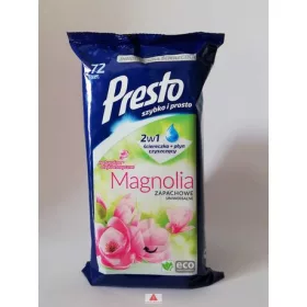 Presto Clean törlőkendő 72db-os Univerzális, Magnolia