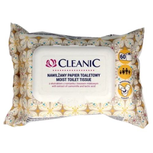 Cleanic Nedves Toalettpapír 60db-os