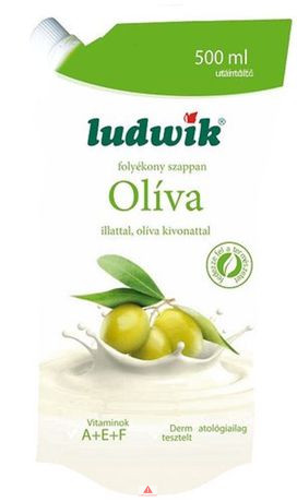 Ludwik foly.szappan ut. 500ml Oliva kiv.
