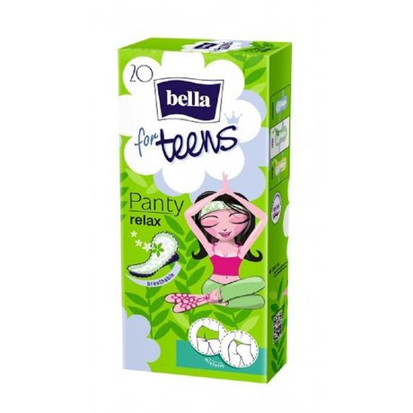 Bella For Teens tisztasági betét 20db-os Green Tea (Relax)