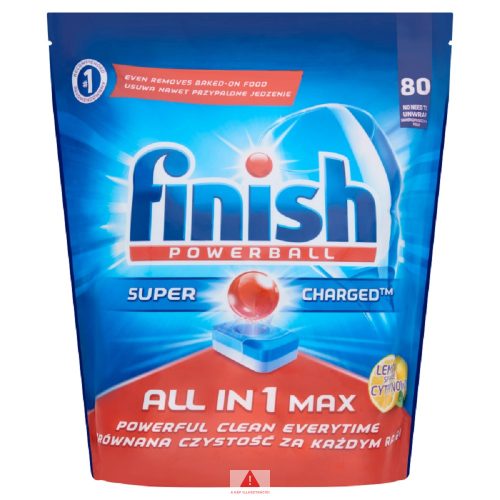 Finish powerball Allin1 Max mosogatótabletta 80db Lemon