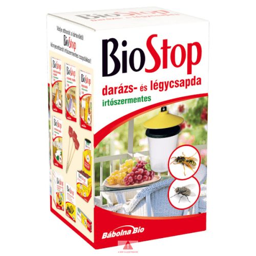 Biostop Darázs-és Légy Csapda (1db csapda+3db ut.)