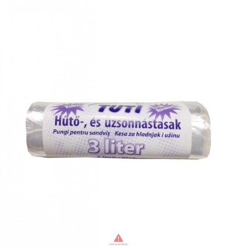 Tuti Hűtőtasak Rollos 3L /25*35cm/ 100db-os