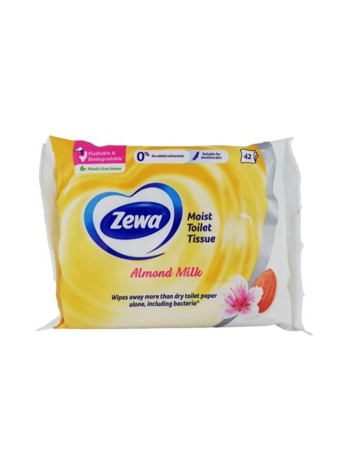 Zewa nedves toalettpapír 42db-os Almond Milk