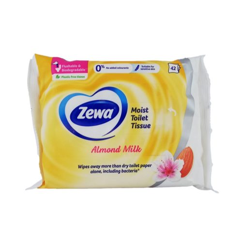 Zewa nedves toalettpapír 42db-os Almond Milk