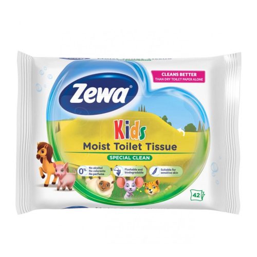 Zewa nedves toalettpapír 42db-os Kids