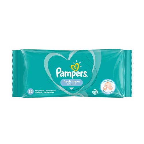 Pampers baba törlőkendő 52db Fresh Clean