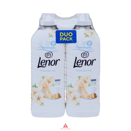 Lenor öblítő konc. 2X1,2L (48 mosás) DUO Cotton Fresh