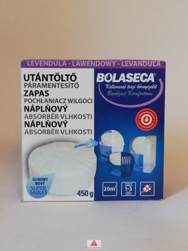 Bolaseca páramentesítő tabletta ut. 450gr Levendula