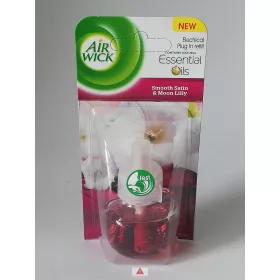  Air Wick elektr. légfriss. ut. 19ml Bársonyos Szatén és Éji Liliom