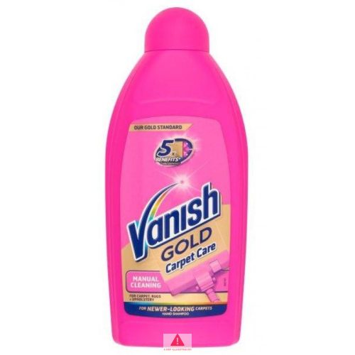 Vanish szőnyegtisztító 3in1/500ml,450ml kézi (GOLD) (Rózsaszín)