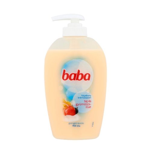 Baba foly.szappan pumpás 250ml Tej és Gyümölcsillat