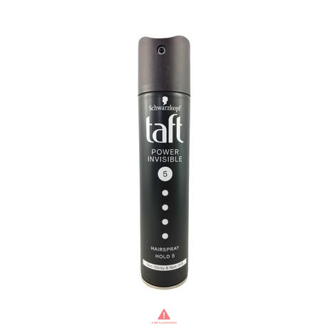 Taft hajlakk 250ml Invisible power 5 fekete