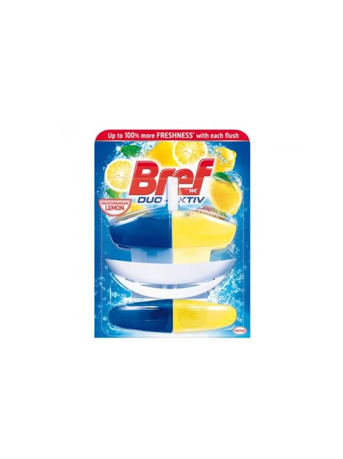 Bref Duo aktív wc tisztító ut. 50ml+kosár +1 ut. Lemon