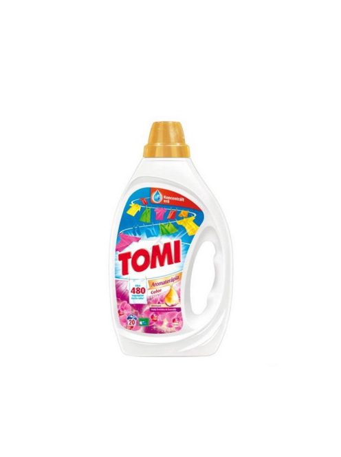 Tomi mosógél 1L 20mos. Aromater. Color Maláj Orchidea és Szantálfa/Makadámia olaj