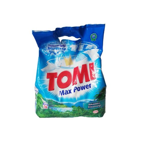 Tomi mosópor 2,34kg (36mosás) Max Power Amazónia Frissessége