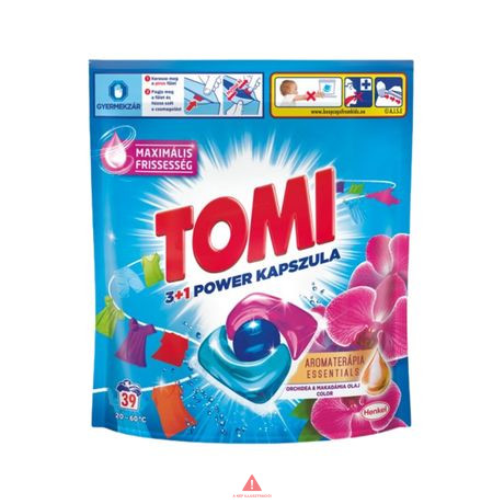 Tomi kapszula 39db-os Power Color /39X13gr/ Aroma T. Orchidea&Makadámia Olaj