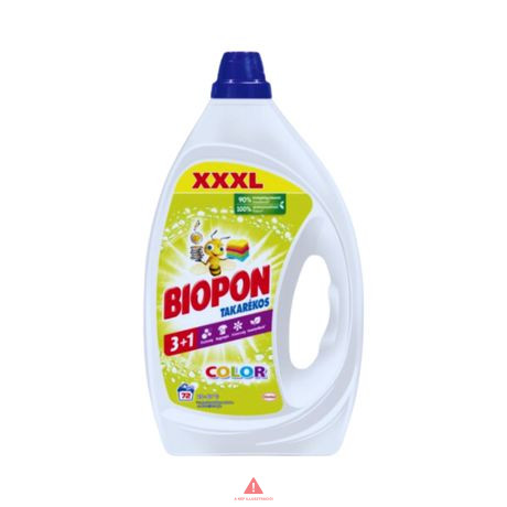 Biopon Mosógél 3,24L (72mosás) Takarékos Color