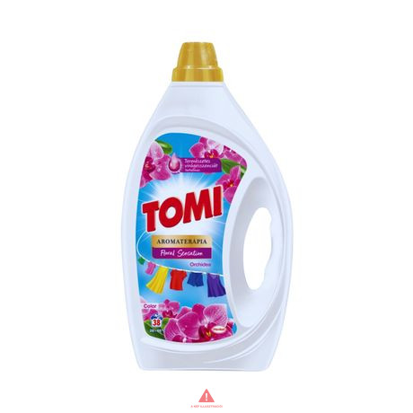 Tomi mosógél 1,71L 38mos. Aromater. Color Orchidea & Makadámia Olaj
