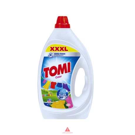 Tomi mosógél 3,24L 72mos. Color