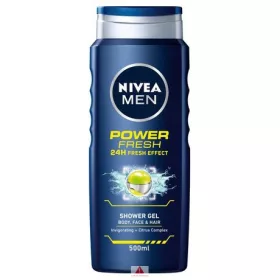 Nivea Men tusfürdő 500ml Power Fresh 24H Fresh Effect