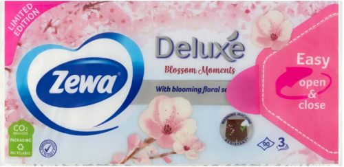 Zewa papírzsebkendő 90db 3rtg. Deluxe Blossom  Moment