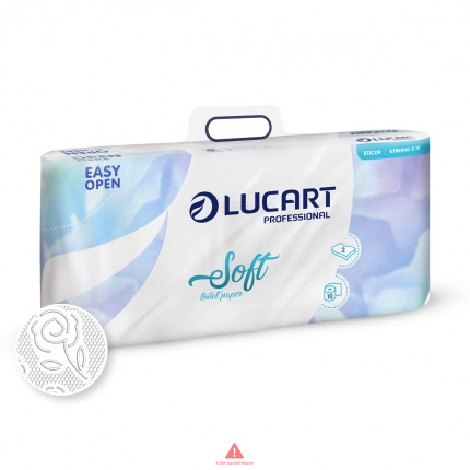 Lucart Strong 2.10 toalettpapír 2rtg. 100%cell. 108lap. 10tek.  811C09