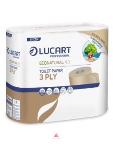   Lucart Econatural 2.3 papír csomagolású kéztörlő  3rtg,  havana, 2tek. 821639
