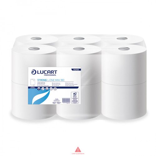 LUCART STRONG L-ONE  MINI toalettpapír, 2rtg., 900 lap, hófehér, 12tek/csom 812169