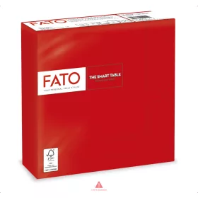 FATO SMART TABLE szalvéta piros 33x33 2rtg 50lap  82621700