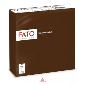   FATO SMART TABLE szalvéta csokoládé 33x33 2rtg 50lap  82622400