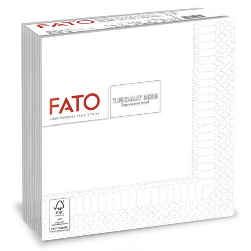FATO SMART TABLE szalvéta 1/4 hajt. fehér 33x33 2rtg 50lap  82625002